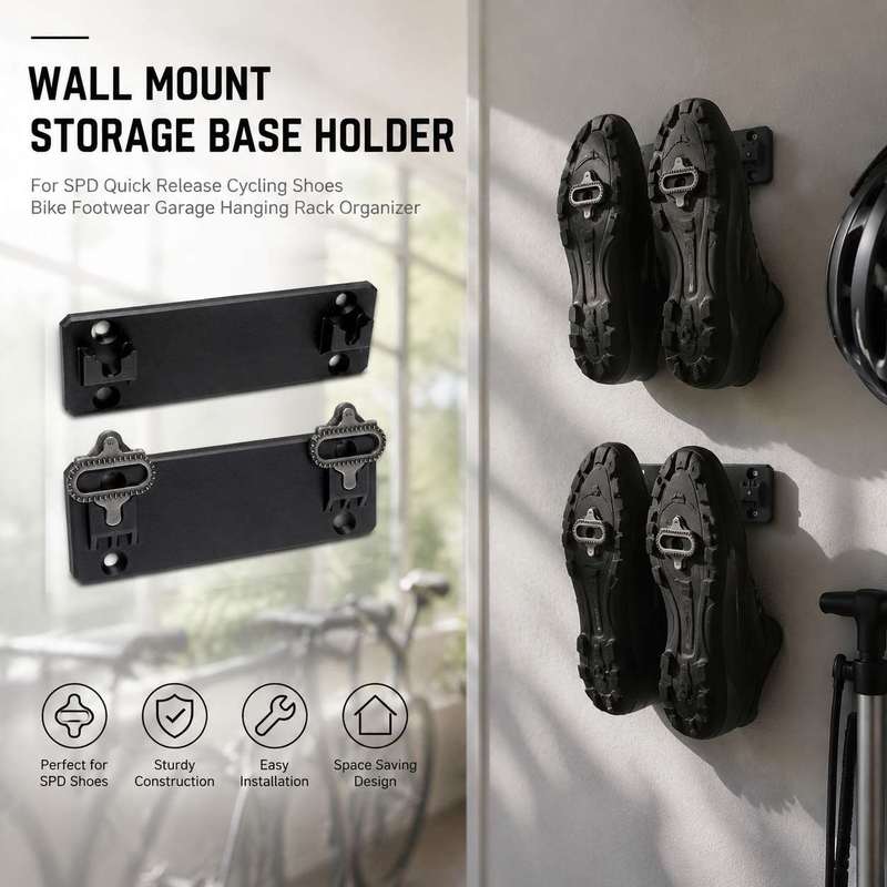 Cycling Gear Wall Storage - Support mural de rangement pour chaussures