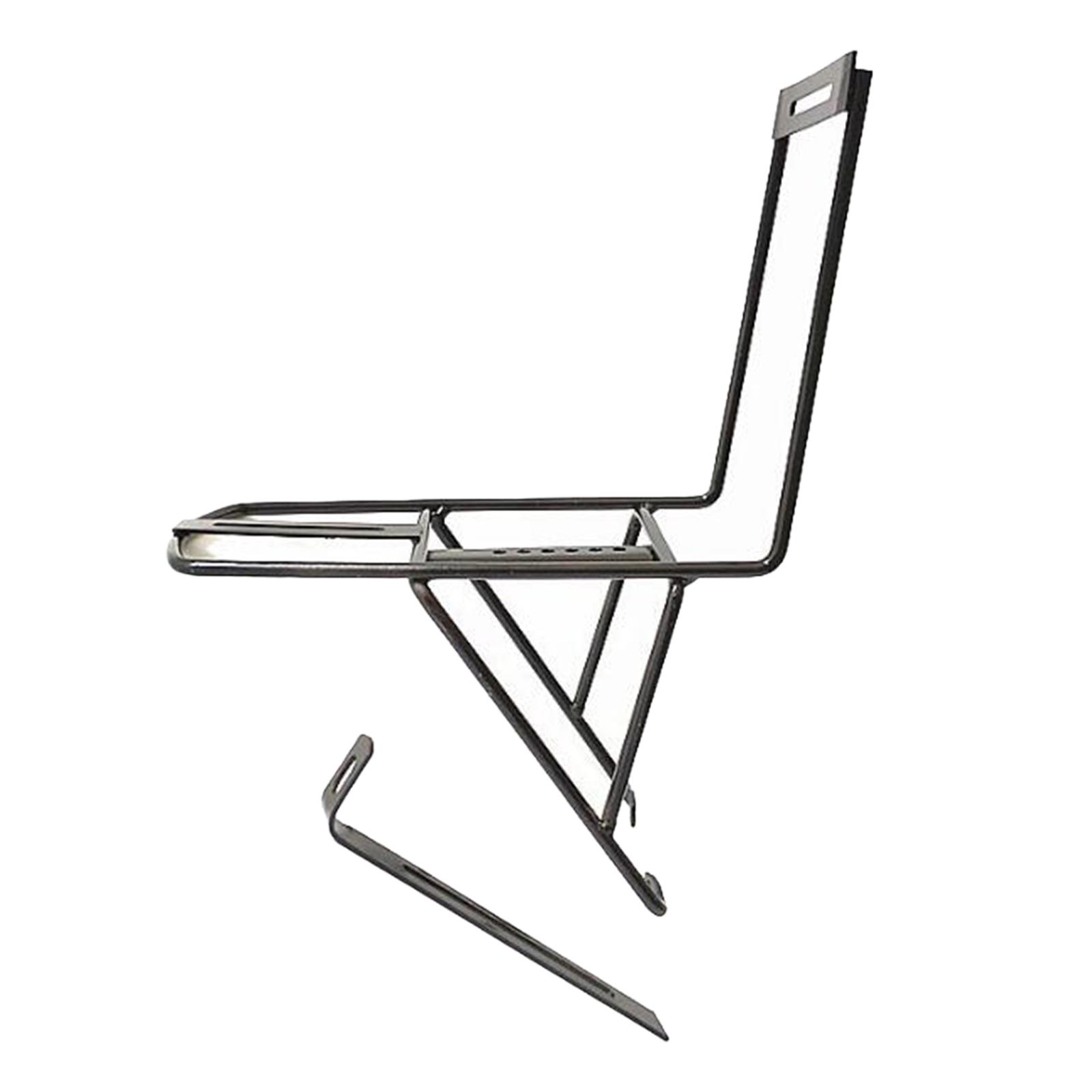 Cycling Gear Rack - Porte-bagages avant réglable en acier pour