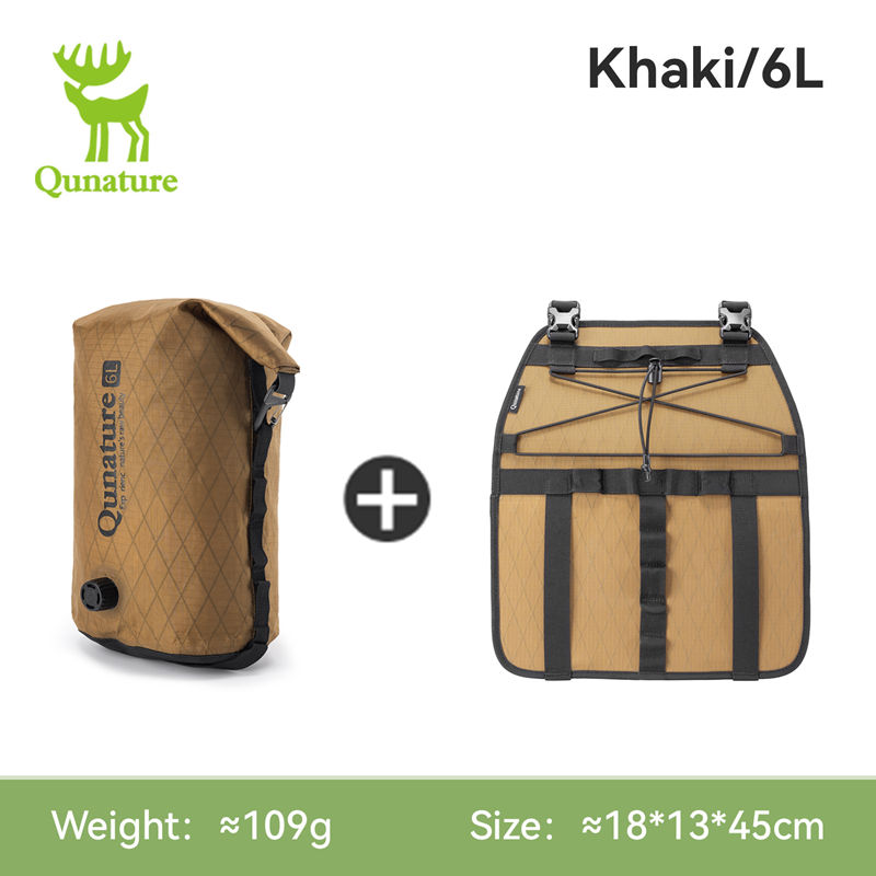Cycling Gear Waterproof - Qunature 6/12L Bikepacking Sac suspendu léger