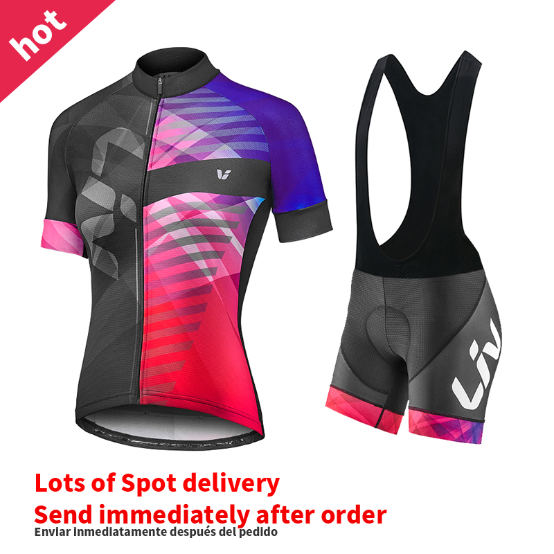 Cycling Gear Girls - VEV-Ensemble de cyclisme pour femme, maillot