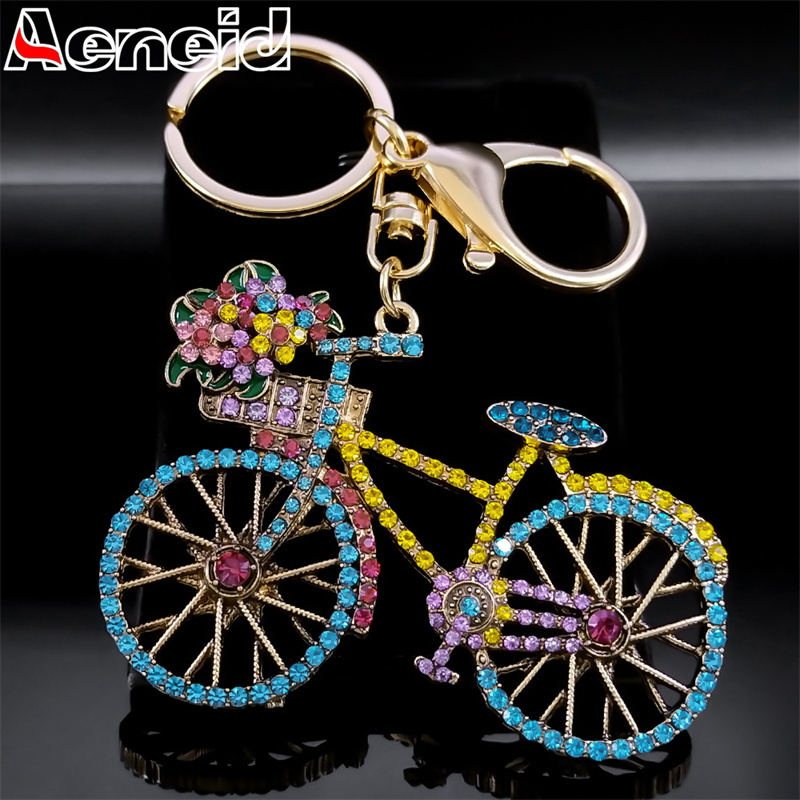 Porte-clés de vélo en cristal  - Yellow Cycling Gear avis et prix