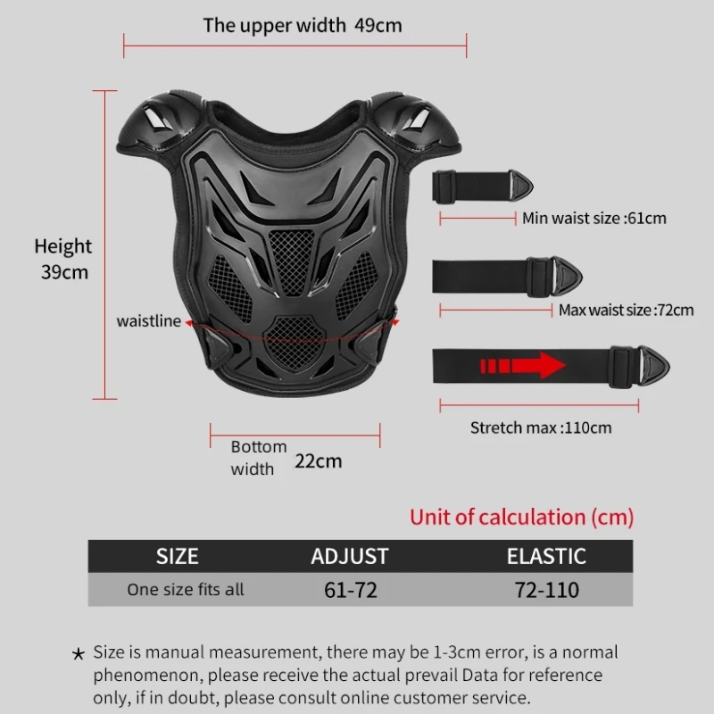Armure corporelle pour Moto po - Cycling Gear Vest avis et prix
