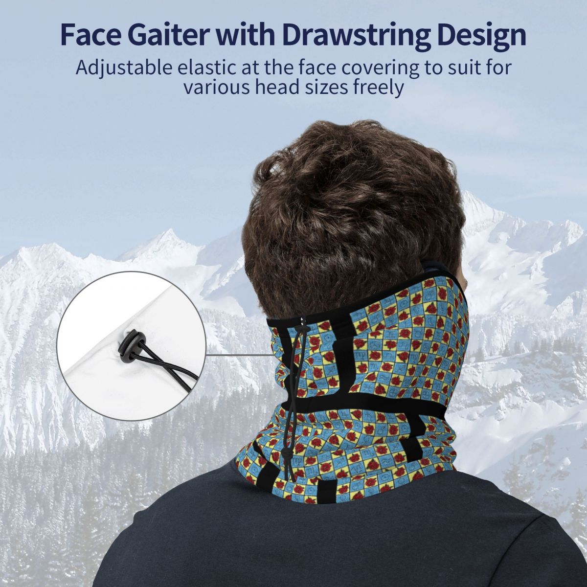 Couverture de tarot 9 Of Sword - Cycling Face Mask avis et prix