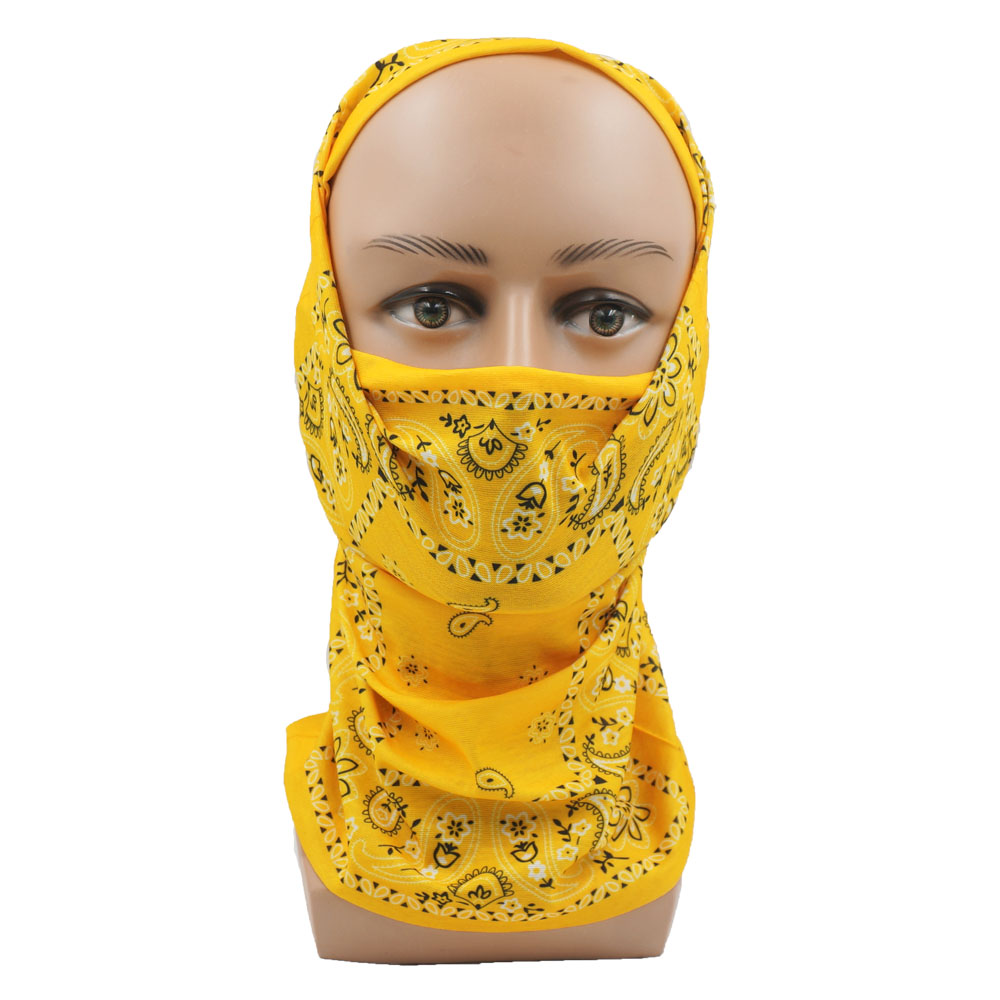 Bandana d'extérieur à Tube jau - Yellow Cycling Gear avis et prix