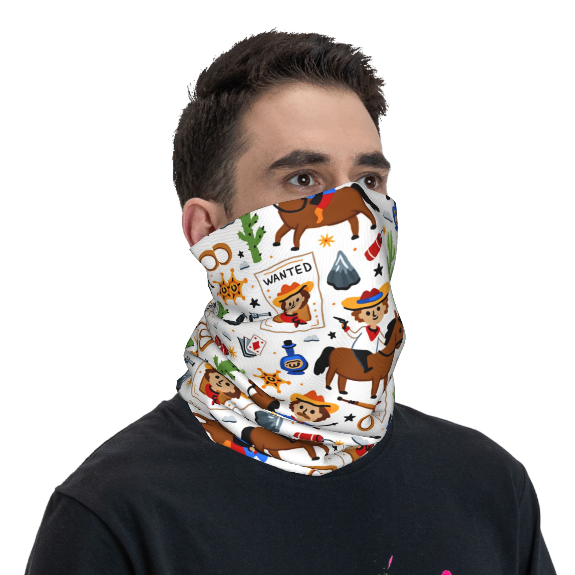 Cagoule de cowboy western pour - Cycling Face Mask avis et prix