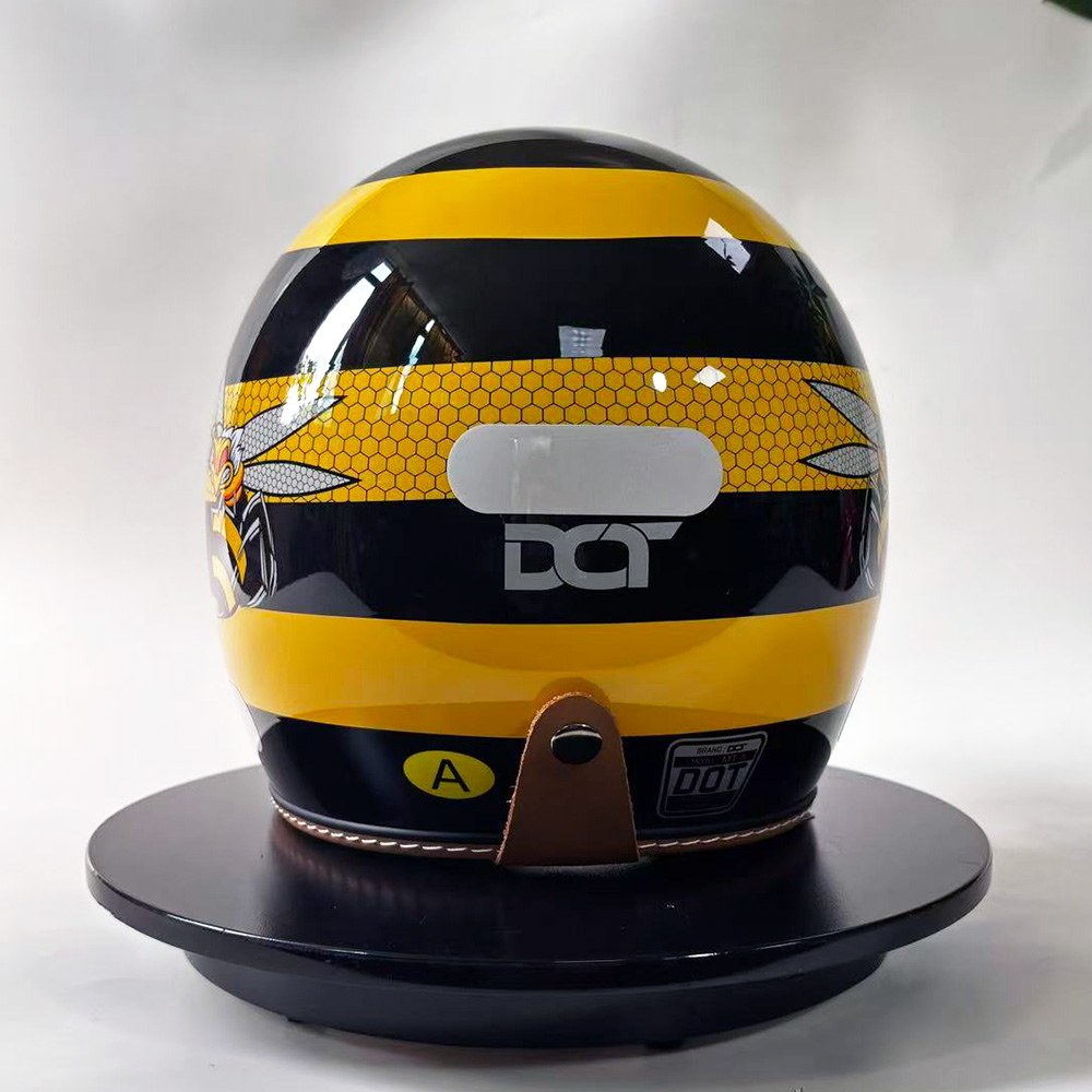 Nouveau casque de moto rétro a - Yellow Cycling Gear avis et prix