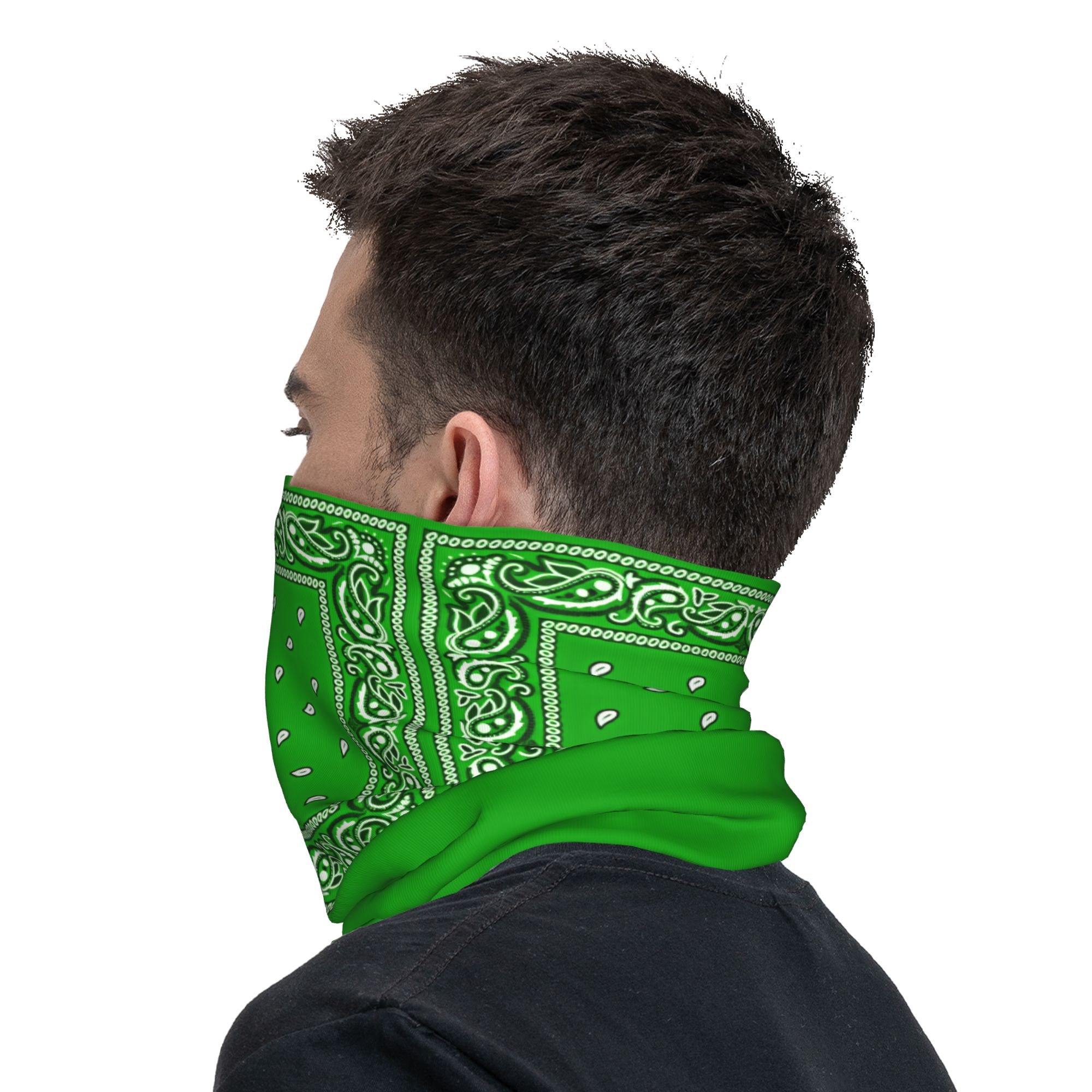 Bandana vert, masque de cyclis - Cycling Face Mask avis et prix